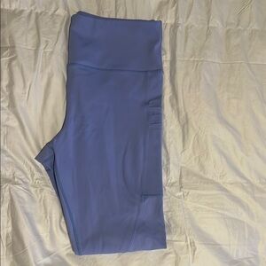 Light Blue Zyia Tri-Pocket Light n Tight High-Waisted Leggings 7/8 Length
